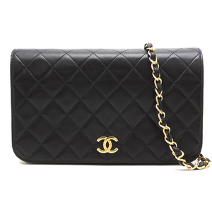 ［銀座店］CHANEL シャネル マトラッセ 23 チェーン A03568 ショルダーバッグ ラムスキン ブラック レディース DH81139