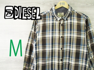 DIESEL●ディーゼル＜チェック・長袖シャツ＞●H3786y