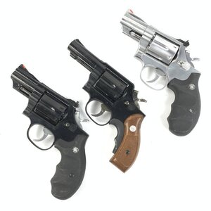 KOKUSAI コクサイ S&W.357マグナム/38 S&W.SPECIAL CTG ガスリボルバー ガスガン まとめ売り 3丁セット 18才以上用＊ジャンク品