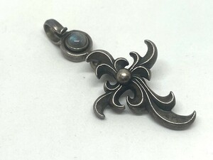 AQUA SILVER アクアシルバー シルバー925 ペンダント トップ クロス モチーフ 重量14.9g アクセサリー SV925