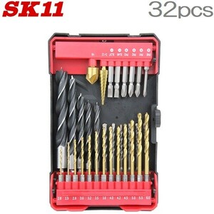 SK11 ビットセット 32Pcs SCS-106 ドリルビット ドライバービット