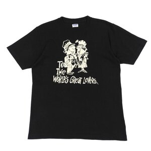 DUBBLE WORKS ダブルワークス Tシャツ ブラック Size M #27327 送料360円 アメカジ カジュアル ウエアハウス Tee