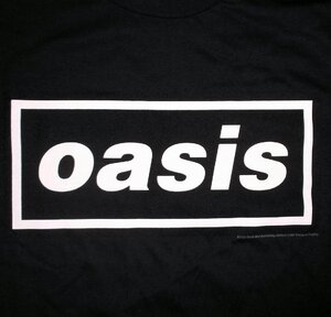 ★オアシス Tシャツ OASIS Decca Logo 黒 - L 正規品 blur paul weller Brit pop