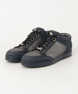 「JIMMY CHOO」 ローカットスニーカー 36 ネイビー レディース