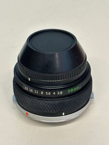 オリンパス OLYMPUS OM-SYSTEM ZUIKO AUTO-MACRO 38mm 1:2.8　動作未確認　付属品なし　ジャンク品(60s)