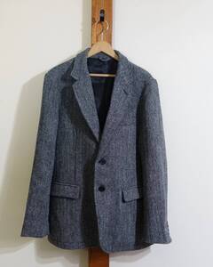 美品★Herringbone Club/ヘリンボーンクラブ◎テーラードジャケット HARRIS TWEED ハリスツイード JALUX STYLE グレンフィールド