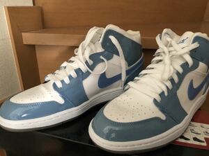 NIKE AIR JORDAN 1 retro patent leather 2003年モデル　新品箱付き ナイキ エアジョーダン1 パテントレザー ノースカロライナ og