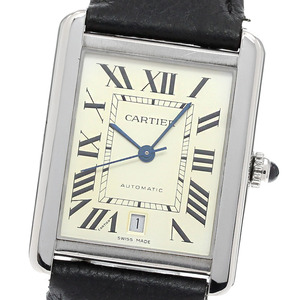 カルティエ CARTIER W5200027 タンクソロXL デイト 自動巻き メンズ _837141