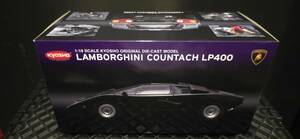 京商 1/18 ランボルギーニ カウンタック LP400 1974 ブラック KYOSHO 1:18 LAMBORGHINI COUNTACH LP400 1974 BLACK