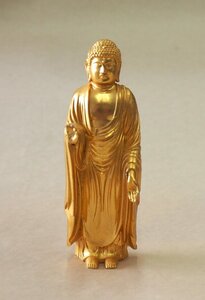 ★☆ 合金製 　観音様 　仏像 阿弥陀如来　立像　高さ10㎝ ☆★