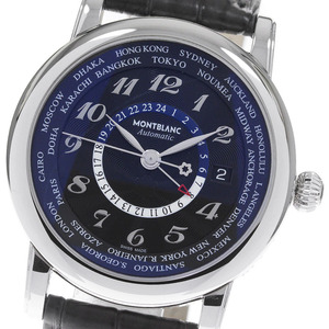 モンブラン MONTBLANC 7203 スター デイト GMT 自動巻き メンズ 良品 _844079