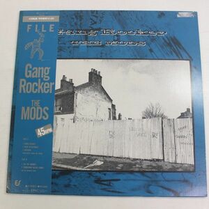 y01/12/見本盤　帯付　THE MODS　Gang Rocker　