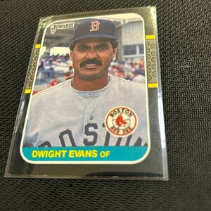 Donruss 1987 Dwight Evans Boston Red Sox No.129