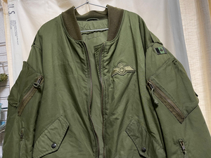 レアビンテージ カナダ軍 フライトジャケット RAF 王立空軍 ミリタリー 古着 Royal Canadian Air Force TypeⅢ Flyers Jacket