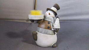 Snowman Tea Light Candle Holder