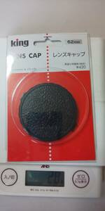 【雑貨】 新品 ミノルタ レンズキャップ 62mm King ASANUMA