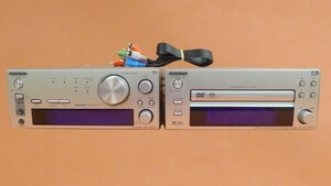 k★751 ONKYO SA-907FX DV-SP205FX オーディオ機器 音響機器 コンポ デッキ CD DVD プレーヤー 音楽/100