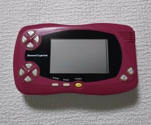 ジャンク【1円スタート】BANDAI バンダイ ワンダースワン クリスタル 本体 ワインレッド