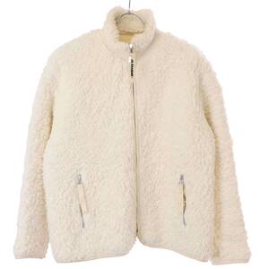 JIL SANDER＋ ジルサンダープラス 23AW Teddy Knit Jacket ジップアップボアジャケット J40GU0008 J20088 ホワイト S ITAASUN1Y8BO