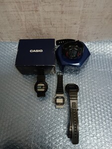 CASIO　 カシオ　 G-SHOCK　Gショック　まとめ　4点　901 DW-5600 974 DW-6100 2924 GW-5600SJ など　 腕時計　ジャンク