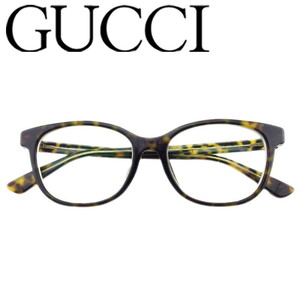 グッチ メガネ 眼鏡 フレーム アイウェア レディース メンズ ウェリントン型 ダブルG GG3755 GUCCI 中古