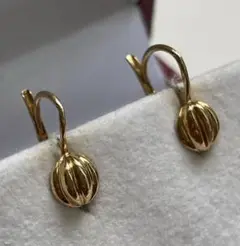 フランス　アンティーク　ジュエリー　ピアス　ヴィンテージ　18k ヴィンテージ