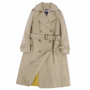 美品 バーバリー ロンドン BURBERRY LONDON コート トレンチコート 裏チェック ライナー付き アウター レディース 9 cf01dt-rm05f08620