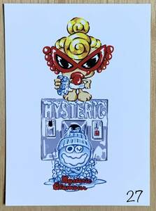 即決☆ヒスミニ☆新品☆カード☆27☆素材☆縦柄☆ヒステリックミニ☆ HYSTERICMINI