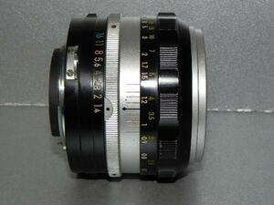 **中古品　Nikon NIKKOR-s　auto 50mm F1.4 レンズ*