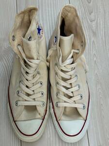 ★デットスック コンバース オールスター US7 25cm converse ALL STAR 生成 銀箱