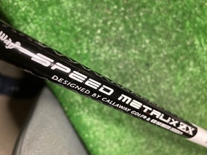 【同梱対応可】中古シャフト FW用 キャロウェイ LEGACY BLACK純正　SPEED METARIX ZX グラファイトデザイン FLEX-S 41.9インチ　　Ｙ2479