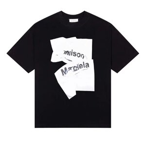 Maison Margiela メゾンマルジェラ T-shirt 半袖 Tシャツ ファッション ブラック L TJ 1