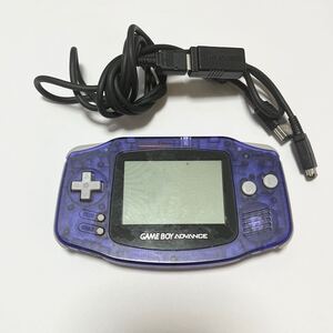 502 電源確認済み／任天堂 Nintendo ゲームボーイアドバンス GAMEBOY ADVANCE クリア