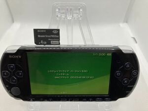 PSP3000ブラック　メモリースティック付き　SONY ソニー プレイステーションポータブル 