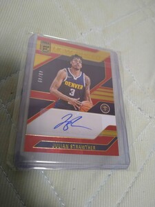 2023-24 Donruss Elite Julian Strawther New Breed RED Auto 48/49 49枚限定 RC Nuggets