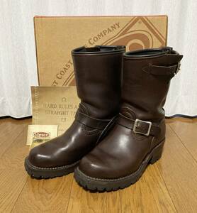 美品☆[WESCO] 90周年 THE BOSS ボス レザーエンジニアブーツ 6E スチールなし ブラウン レザーライニング ウエスコ