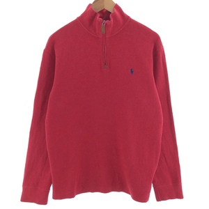 古着 ラルフローレン Ralph Lauren POLO by Ralph Lauren ハーフジップスウェットシャツ トレーナー メンズL相当 /eaa390372