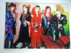 X JAPAN ブロマイド 写真 ⑮ / X時代 YOSHIKI TOSHI Toshl HIDE PATA TAIJI