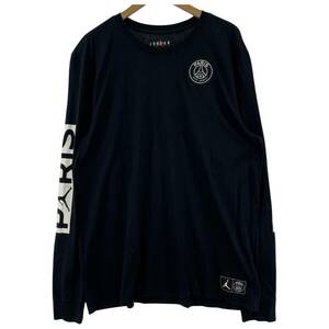 ゆうパケットOK NIKE ナイキ PARIS SAINT-GERMAIN 長袖Ｔシャツ sizeXL/ブラック