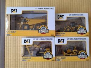 ダイキャストマスター　ハイブリッドコレクション　1/64　キャタピラー４台セット　CAT　建機