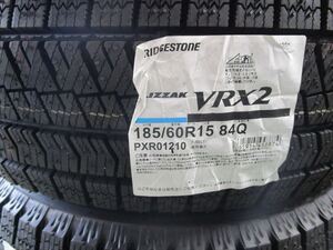 送料無料　新品未使用品　スタッドレス　185/60R16　BS　VRX2　4本セット　