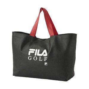 ●送料390円可能商品 フィラ ゴルフ FILA GOLF 新品 不織布バッグ トートバッグ ショッパーバッグ BAG バッグ 黒 [780100BK1N]一 六★QWER