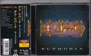 【ROCK】 DEF LEPPARD／EUPHORIA　【国内盤】 デフ・レパード