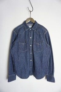 美品 正規 TENDERLOIN テンダーロイン T-SADDLE MAN DENIM SHT/WASH デニム ウエスタン シャツ ウォッシュ 1103O▲