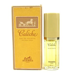 エルメス 香水 カレーシュ オードトワレ Caleche EDT 残半量以上 フレグランス CO レディース 25mlサイズ HERMES