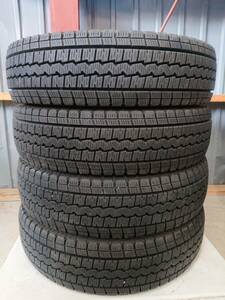 札幌 引き取り可 165R14 6PR LT 4本 DUNLOP SV01 格安溝あり 冬タイヤ中古 ADバンエキスパート など IK-218F