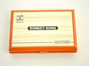 KM569●ジャンク品●Nintendo ゲームウォッチ　ドンキーコング　DK-52　昭和レトロ