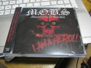 M.O.B.S ( Masculinity Or Bull Shit ) モブス / I AM A HERO!! 帯付 CD+DVD MOBS ZOUO OUTO RAPES GRIFFIN NIGHTMARE DEEP THROAT COBRA