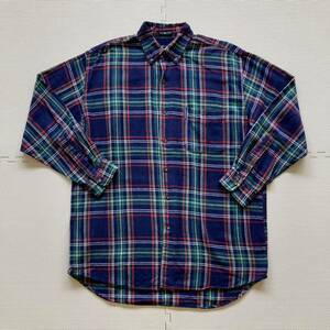 80s ABERCROMBIE&FITCH アバクロ THE BIG SHIRT ビッグシャツ ネルシャツ 長袖シャツ M