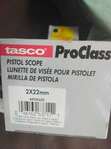 tasco ProClass pistol スコープ　2x22 新品コレクション　タスコ　